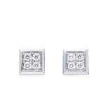 Boucles d'oreille en or blanc serties de diamants.-Boucles d'oreilles diamants-Marque:Référence: D6.10/OBMétal: Or blancTitre: 18 caratsPoids du métal: 1,20 GrType de pierre: Diamant(s)Poids: 0,08 CtForme - taille: Taille brillantCouleur: FPureté: SI1-DIAM'S- -DIAM'S NC