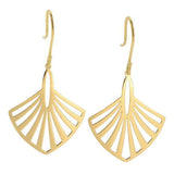 Boucles d'oreilles en or jaune motif feuille.-Boucles d'oreilles or et argent-Marque:Référence: L6.53Métal: Or jauneTitre: 18 caratsPoids du métal: 2,20 Gr-DIAM'S- -DIAM'S NC