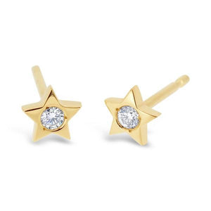 Boucles d'oreilles étoile serties de diamants-Boucles d'oreilles diamants-Marque:Référence: D6.83Métal: Or jauneTitre: 18 caratsPoids du métal: 1,00 GrType de pierre: Diamant(s)Poids: 0,04 CtForme - taille: Taille brillantCouleur: FPureté: SI1-DIAM'S- D6.83-DIAM'S NC