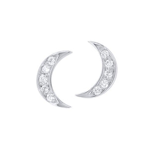 Boucles d'oreilles lune en or blanc sertie de diamants-Boucles d'oreilles diamants-Marque:Référence: D6.82-OBMétal: Or blancTitre: 18 caratsPoids du métal: 0,70 GrType de pierre: Diamant(s)Poids: 0,03 CtForme - taille: Taille brillantCouleur: FPureté: SI1-DIAM'S- D6.82-OB-DIAM'S NC