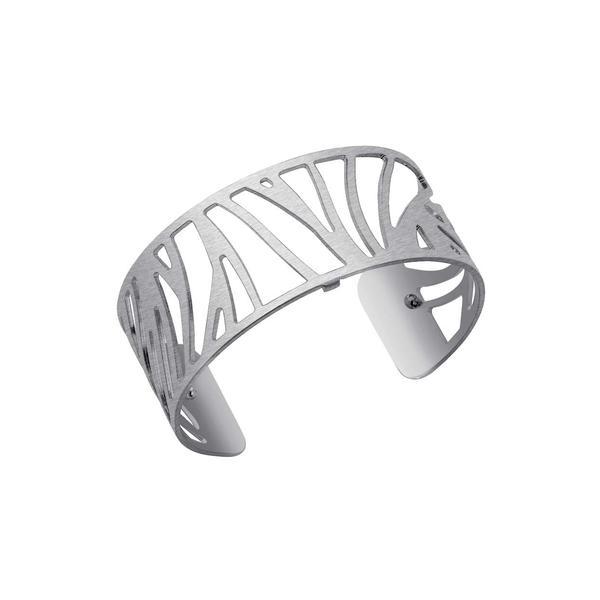 Bracelet LES GEORGETTE motif perroquet satiné 25mm-Bracelets manchette-Marque:Référence: 702744416F20 00Métal: Finition argentée-LES GEORGETTES- -DIAM'S NC