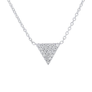 Collier triangle en or blanc serti de diamants-Pendentifs & Colliers diamants-Marque:Référence: D3.175-OBMétal: Or blancTitre: 18 caratsPoids du métal: 1,44 GrType de pierre: Diamant(s)Poids: 0,06 CtForme - taille: Taille brillantCouleur: FPureté: SI1-DIAM'S- -DIAM'S NC