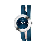 Montre femme Elixa bracelet cuir double tour bleu-Montres femme-Marque:Référence: E092-L350-ELIXA- E092-L350-DIAM'S NC