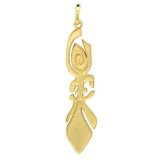 Pendentif flèche ISOLA Pascale GERY en or jaune.-Pendentifs flèche faitière-Marque:Référence: L5.132Métal: Or jauneTitre: 18 caratsPoids du métal: 1,00 Gr-UMAMEKS- -DIAM'S NC