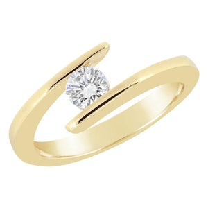 Solitaire en or jaune serti d'un diamant.-Solitaires-Marque:Référence: D0.41Métal: Or jauneTitre: 18 caratsPoids du métal: 3,00 GrType de pierre: Diamant(s)Poids: 0,15 CtForme - taille: Taille brillantCouleur: FPureté: SI1Comment choisir sa taille de doigt:cliquer pour découvrir notre guide des tailles imprimable-DIAM'S- -DIAM'S NC